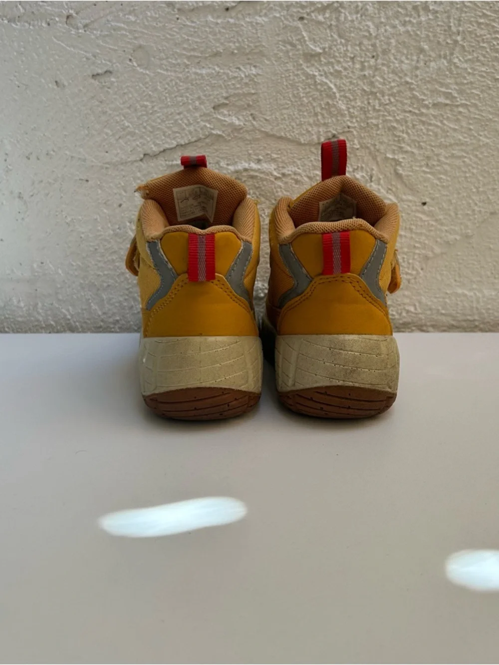 Reima yellow strap sneakers